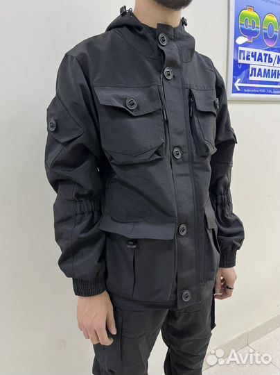 Костюм демисезонный тактический Горка-8. Черный