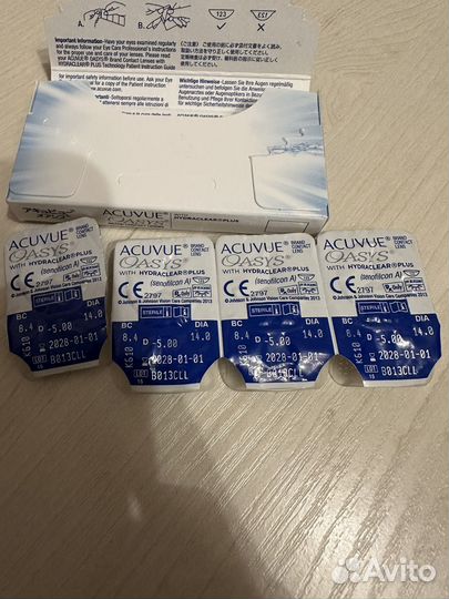 Линзы acuvue oasys 5