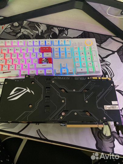 Видеокарта asus ROG Strix 1080 ti