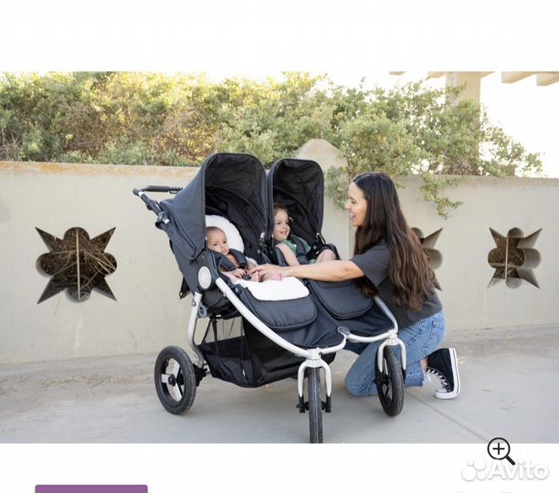 Коляска для двойни bumbleride