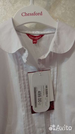 Новая Блузка для девочки школьная 146