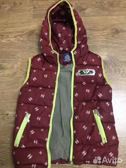 Куртка - безрукавка для девочки