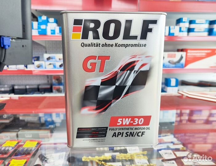 Масло моторное rolf GT SAE 5W30 SN/CF 4л