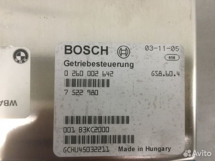 Блок управления АКПП Bmw 3 E46 coupe/ E46/2 M54B30