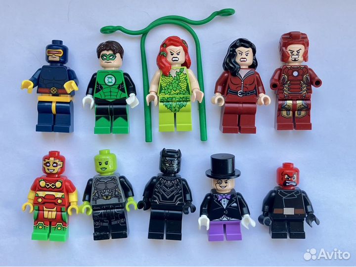 Lego super heroes dc marvel фигурки части