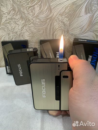 Портсигар focus (фокус ) с зажигалкой
