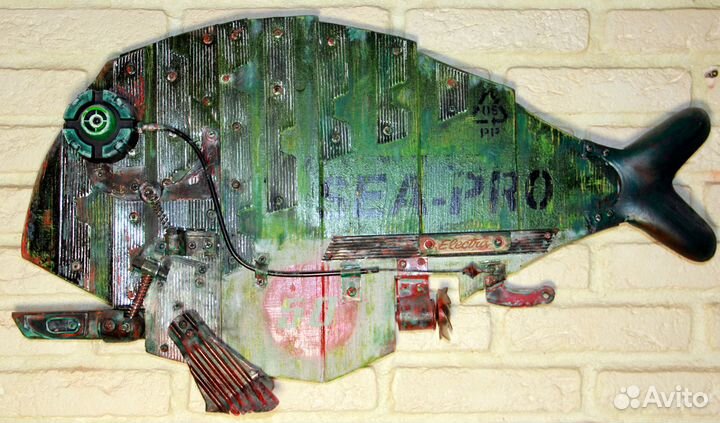 Панно декор рыбы