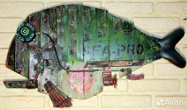 Панно декор рыбы