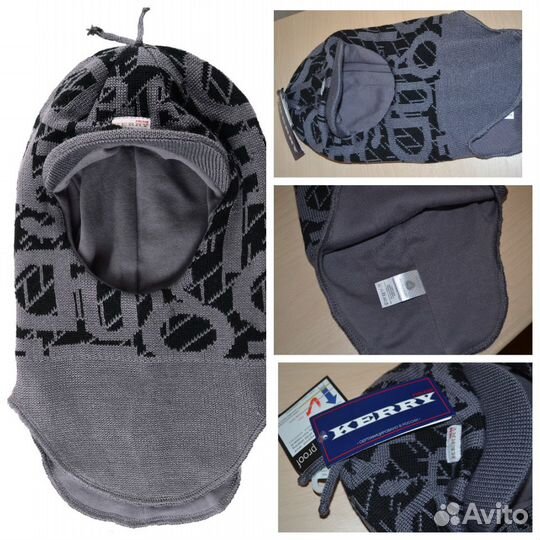 Новая шапка- шлем kerry р.48 (Финляндия)(зима)