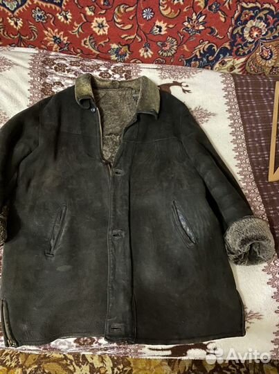 Кожаная дубленка мужская (натуральная)