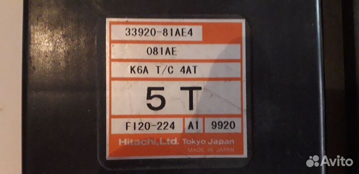 Блок управления efi Suzuki Jimny, JB23W, K6A