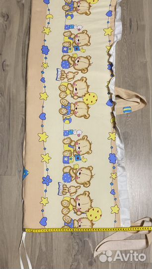 Бортики мягкие для детской кроватки