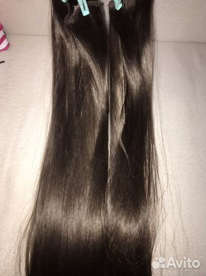 Волосы на заколках