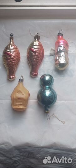 Елочные игрушки СССР