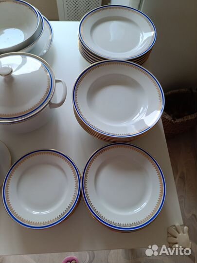Столовый сервиз Богемия Чехословакия на 6 персон