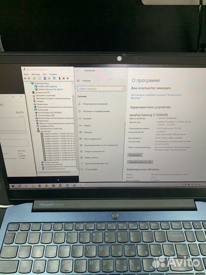 Lenovo i7 10750h/512 gb m2/16gb2933 hz/gtx 1650