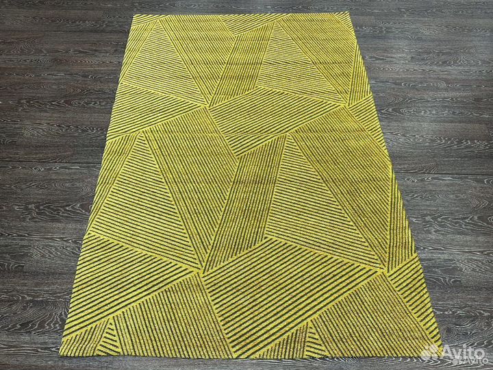 Ковер 1.6х2.3 гобелен, желтый