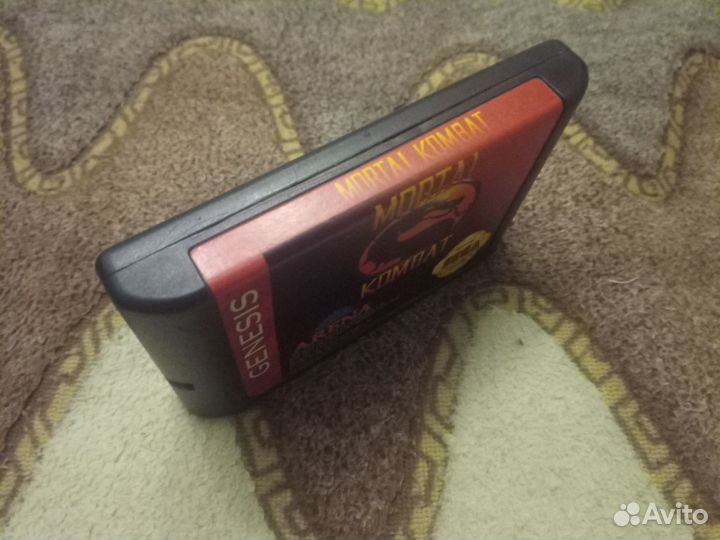 Картридж для sega Mortal Kombat рус.версия