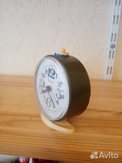 Будильник СССР, часы советские. Лот 56