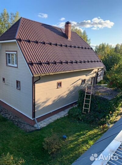 Установка снегозадержателей на крыше