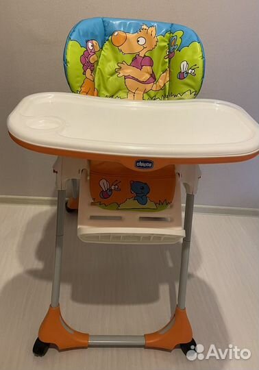 Стульчик для кормления chicco polly