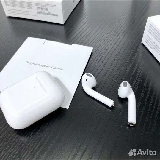 Airpods 2 (чехол+доставка)