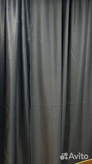 Шторы блэкаут серые