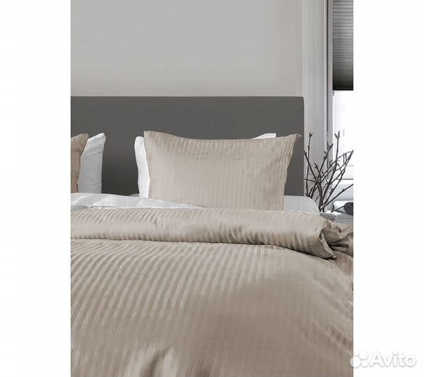 Постельное белье GoodNight Страйп-сатин дуэт (с на