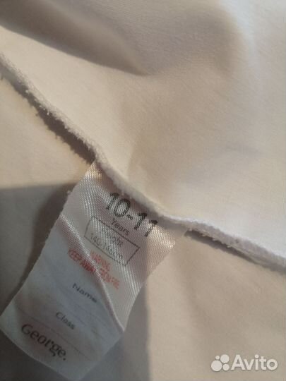 Рубашка белая р. 146