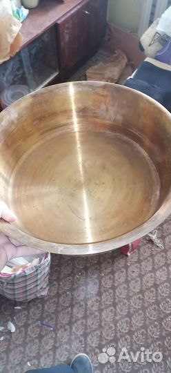 Медный таз для варенья