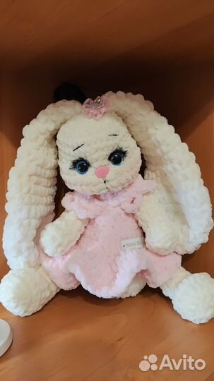 Мягкая игрушка заяц ручной работы