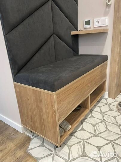 Мягкая прихожая - мягкая вешалка и мягкое сидение