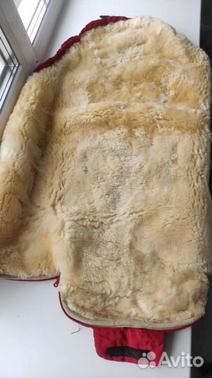 Теплый конверт из овчины