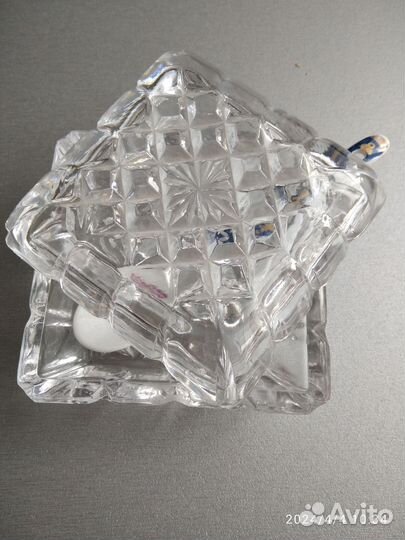 Хрустальная икорница