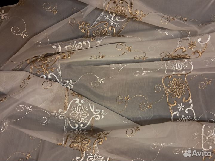 Шторы тюль (2,85х270h) 2шт