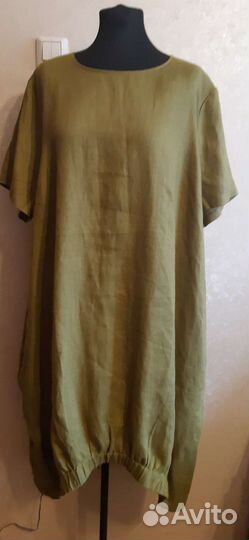 Платье лен 54-56