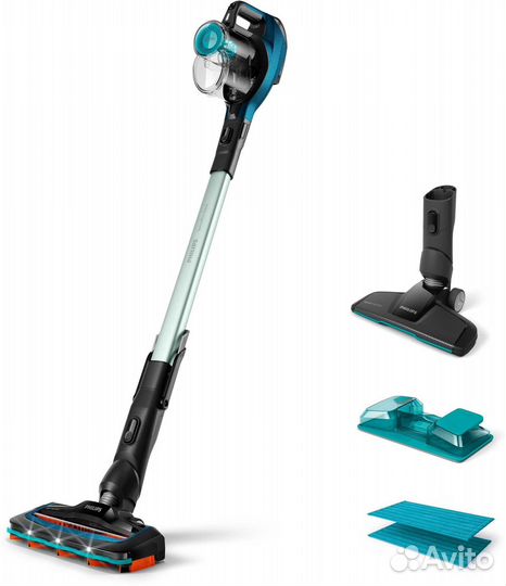 Беспроводной пылесос philips с влажной уборкой