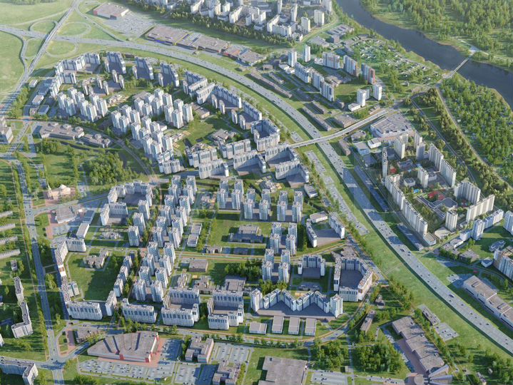 2-к. квартира, 55,3 м², 14/21 эт.