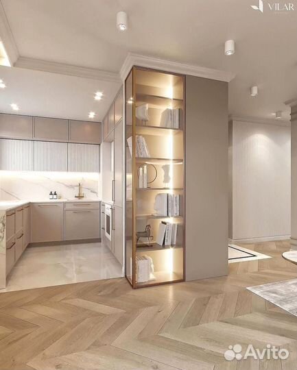 Кухня встраиваемая на заказ