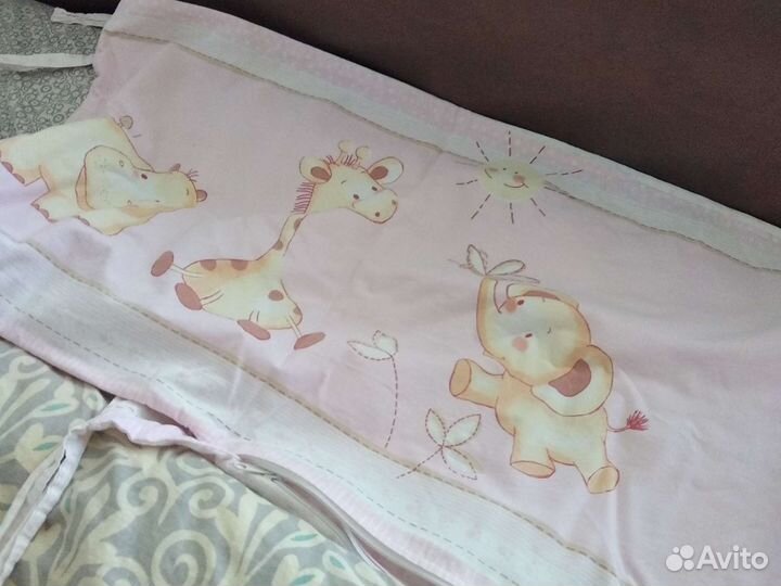 Бортики в детскую кроватку бу