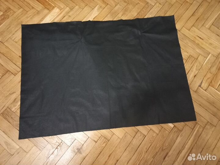 Ткань подкладочная черная 1 м