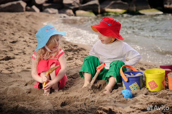 Двусторонняя панама Flapjackkids Павлин/Сова