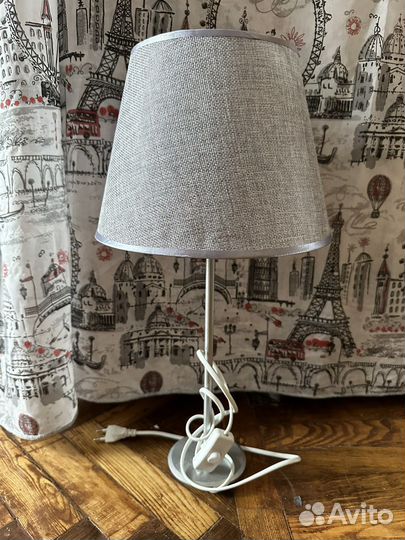 Интерьерный комплект тюль + зеркало + лампа