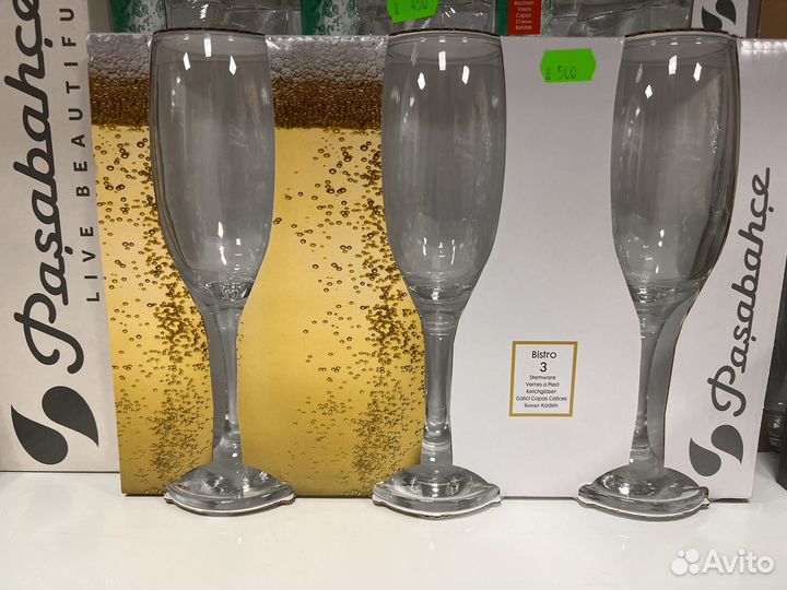 Бокалы в ассортименте
