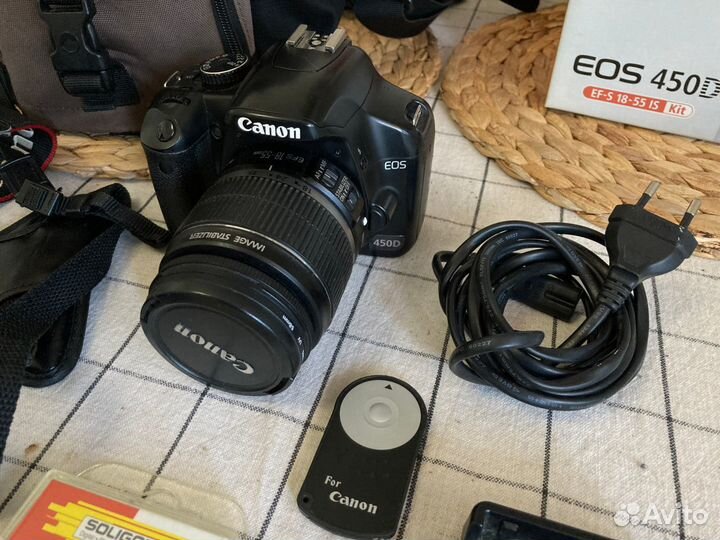 Зеркальный фотоаппарат Canon 450D