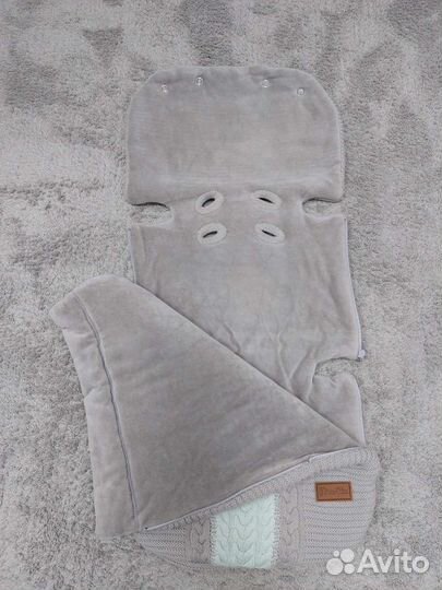 Конверт вязаный на выписку Mansita, весна