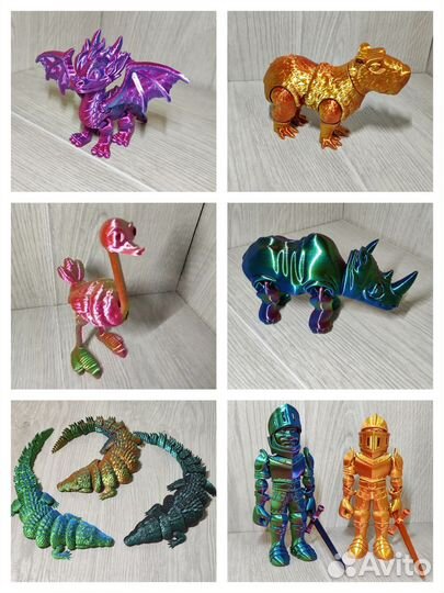 Игрушки напечатанные на 3D принтере 3 часть