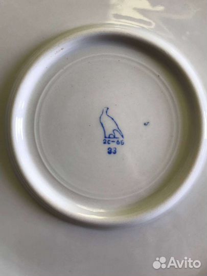 Блюдо и тарелка