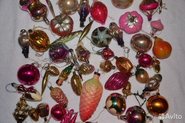 Советские новогодние игрушки