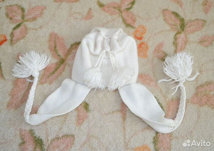 Зимняя теплая шапка